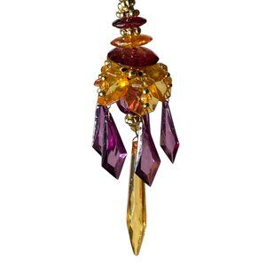 Luxury Christmas Ornament 26 piece Set Bows & Decorative Beads Burgundy & Gold